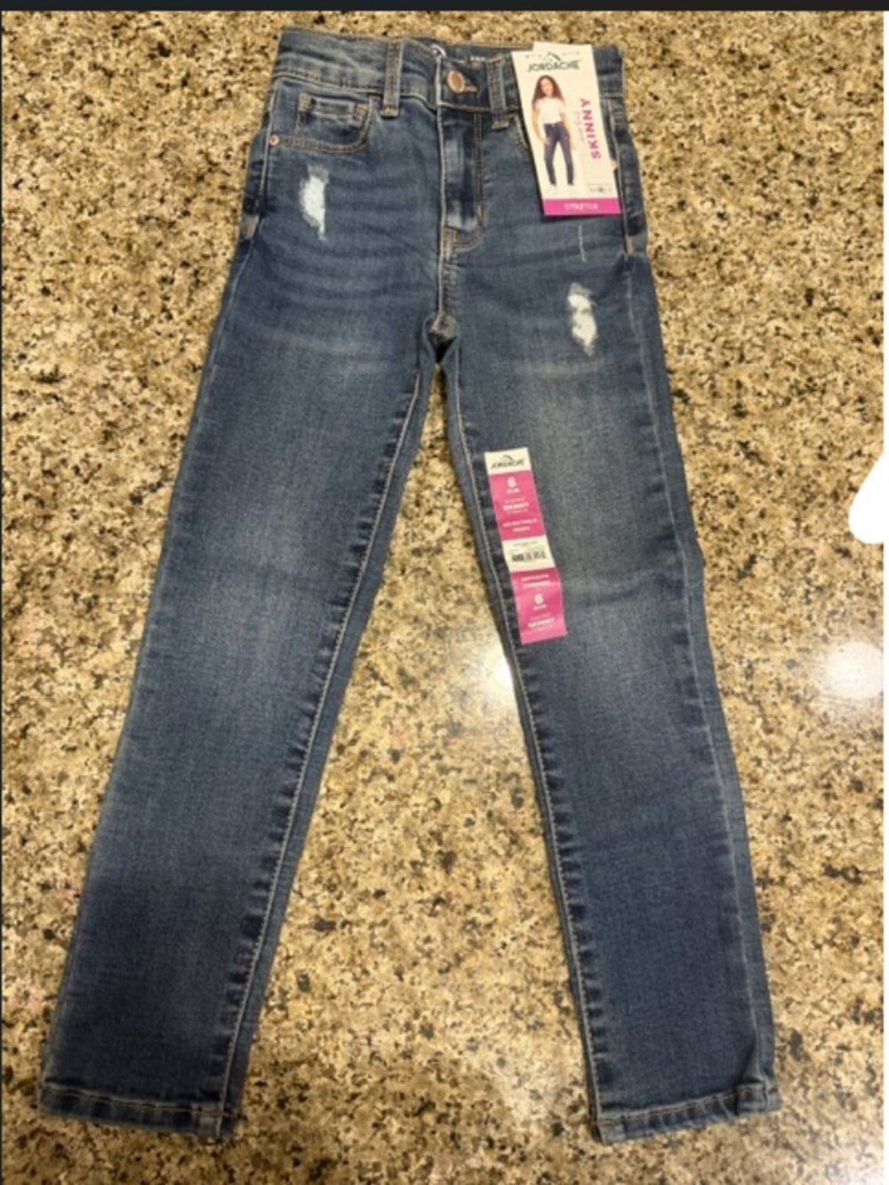 Jordache Girls High Rise Skinny jeans adjustable waist nwt